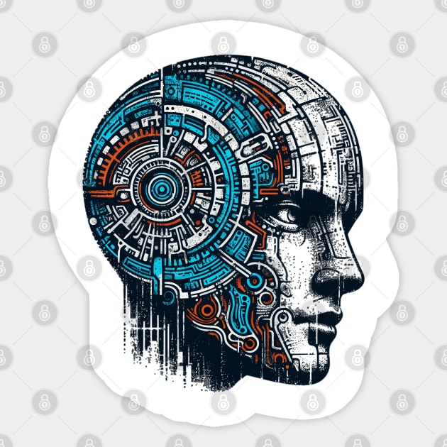 Artificial Intelligence Sticker by Vehicles-Art